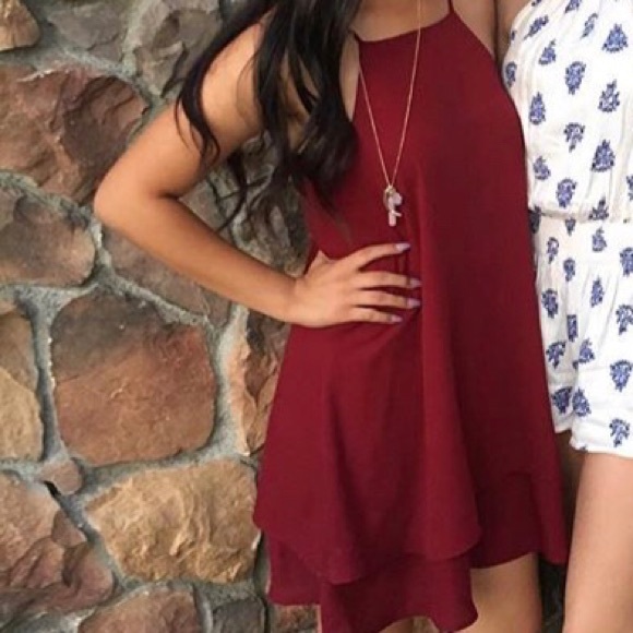 Burgundy Dress - Picture 3 of 3